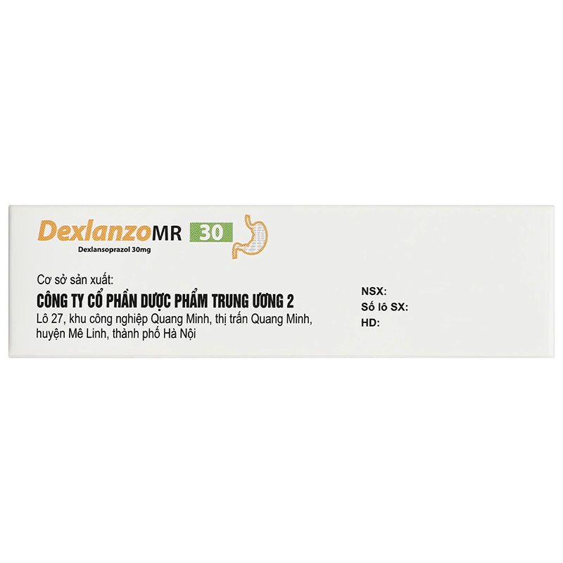 DexlanzoMR 30 điều trị viêm thực quản, trào ngược (4 vỉ x 7 viên) - 3